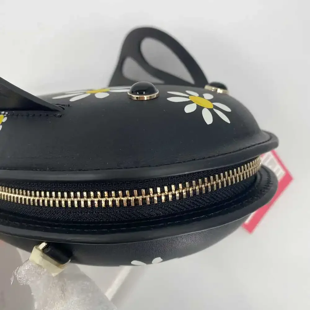 Kate Spade Black Yellow Daisy Buzz Bee Crossbody Bag | Mini Size